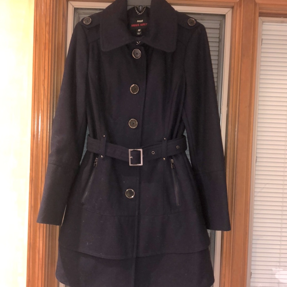 MISS SIXTY Peplum Coat💜